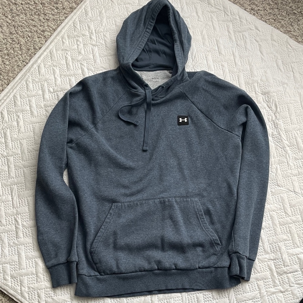 Under Armour Men's Hooded Sweatshirt - Heather Navy
